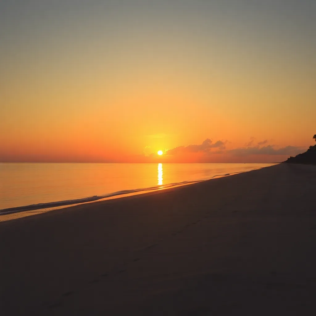 A quiet beach at sunset in Florida, representing reflection and the path toward recovery